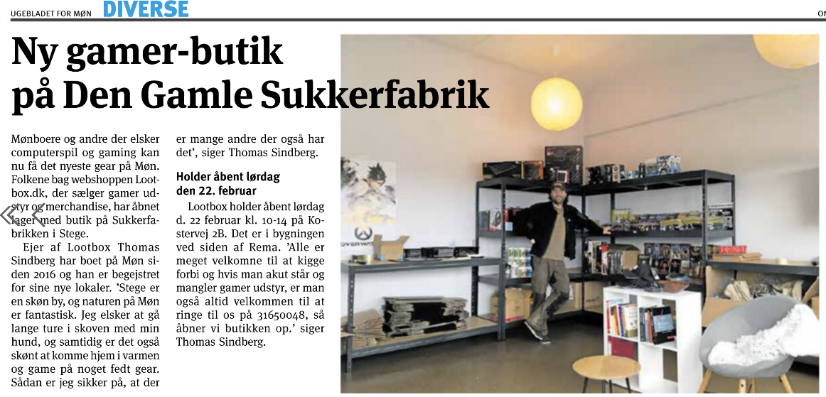 Åbning af Butik