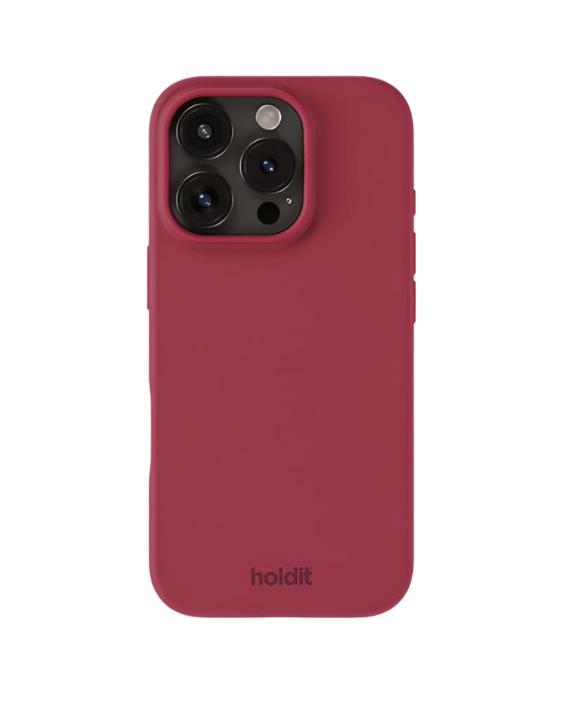 Rød mobiltelefoncover.