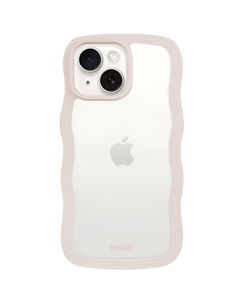 Holdit Wavy Case til iPhone 16e / 15 / 14 / 13