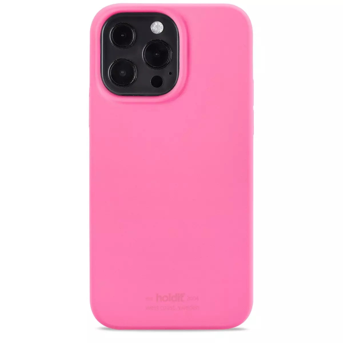 Lyserød mobiltelefoncover.