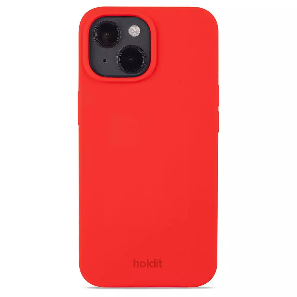 Rød mobiltelefoncover.