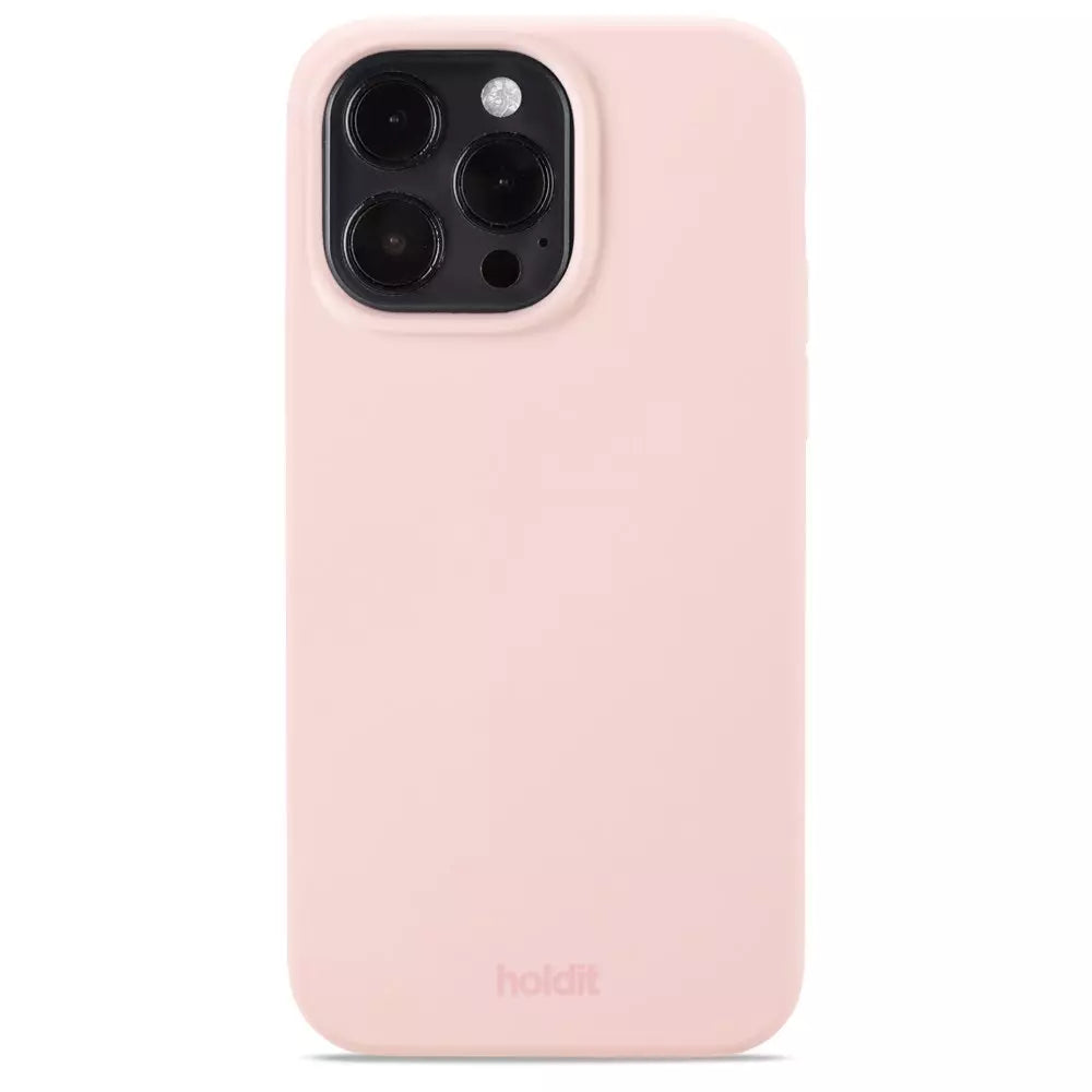 Lyserød mobiltelefoncover.