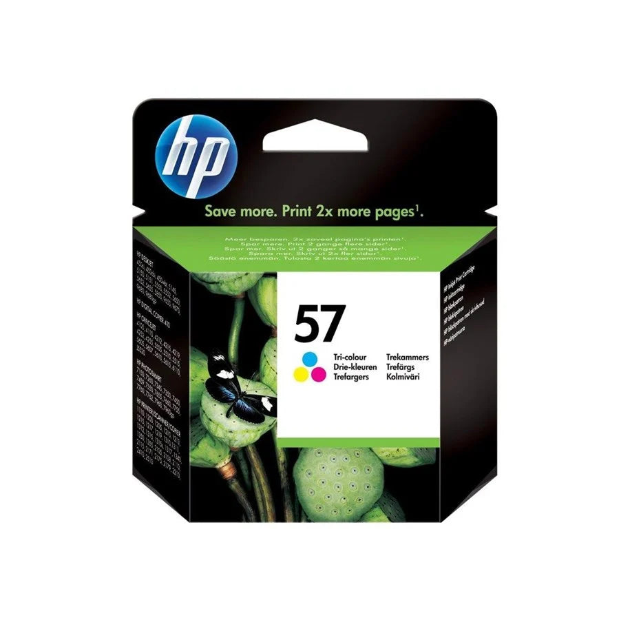 HP blækpatron 57 emballage.