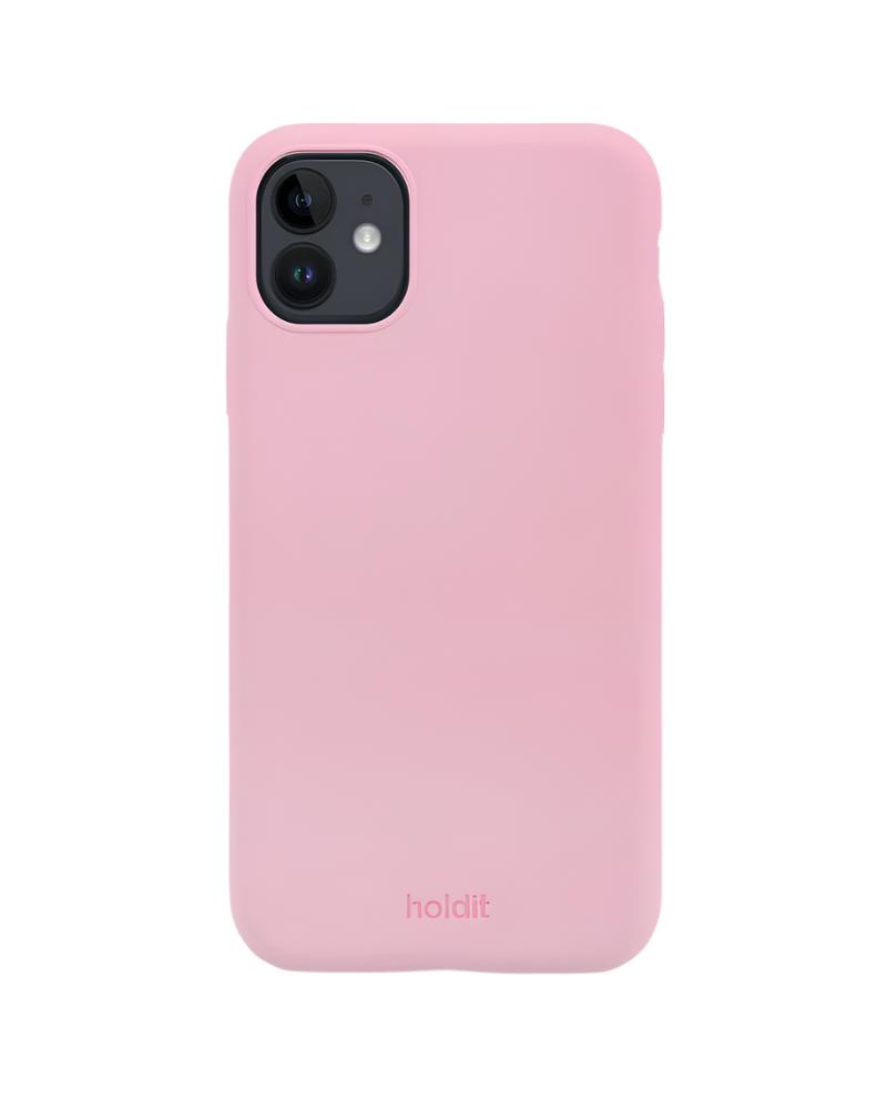 Lyserød mobiltelefoncover.
