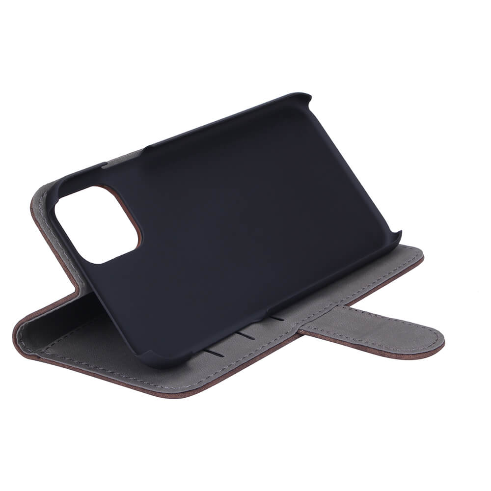 Sort mobilcover med kortholder.