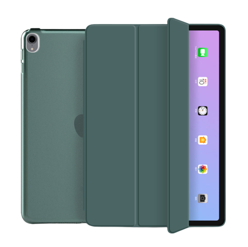 Grøn tablet med cover.