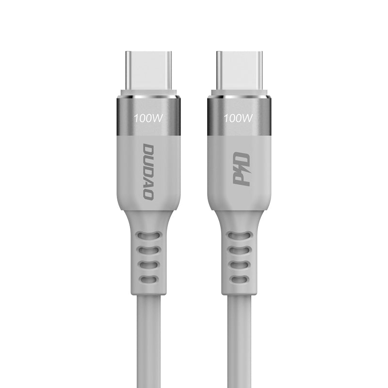Dudao L5CMAX USB-C to USB-C cable 100W 1m grå