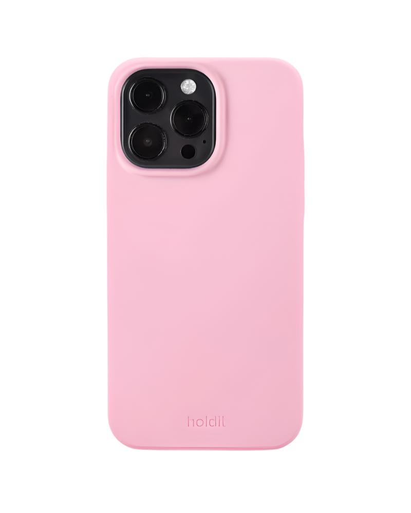 Lyserød mobiltelefoncover.