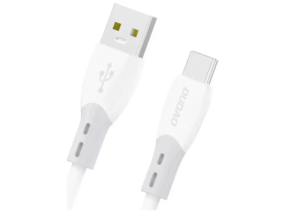Dudao L25ST USB-A to USB-C, hvid