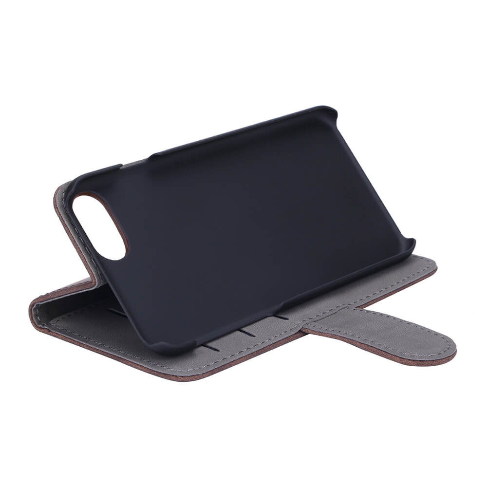 Sort mobilcover med kortholder.