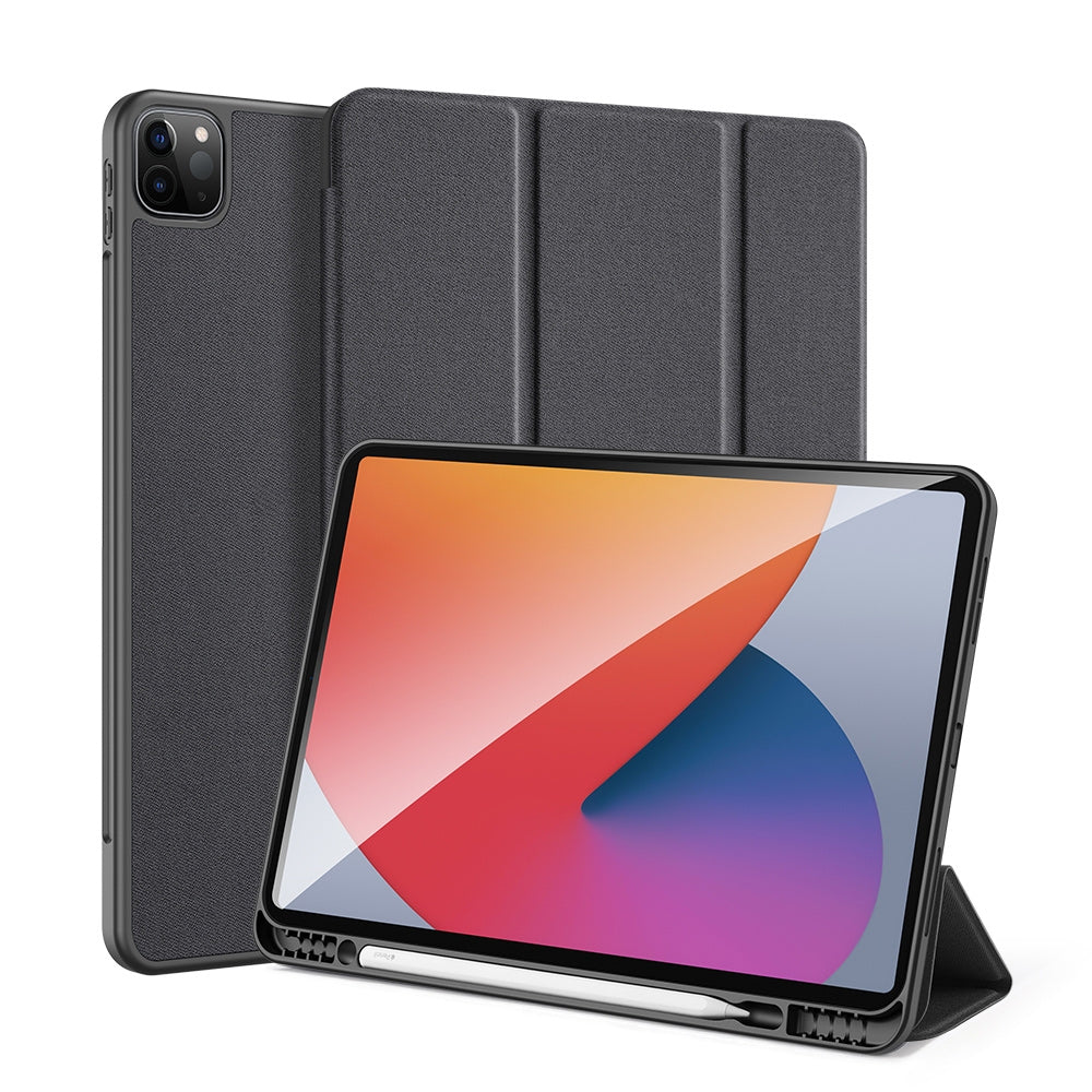 Sort tablet-etui med tablet.