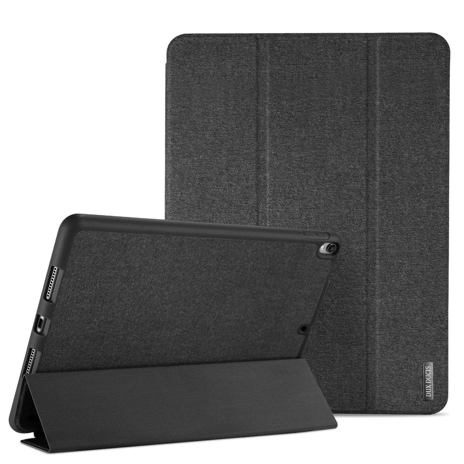 Sort tabletcover med stativfunktion.