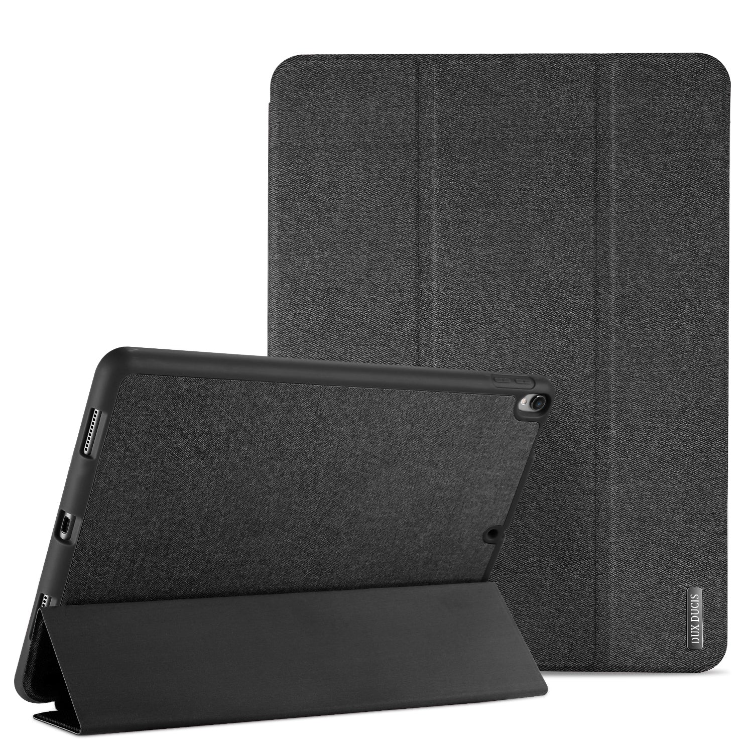 Sort tabletcover med stativfunktion.