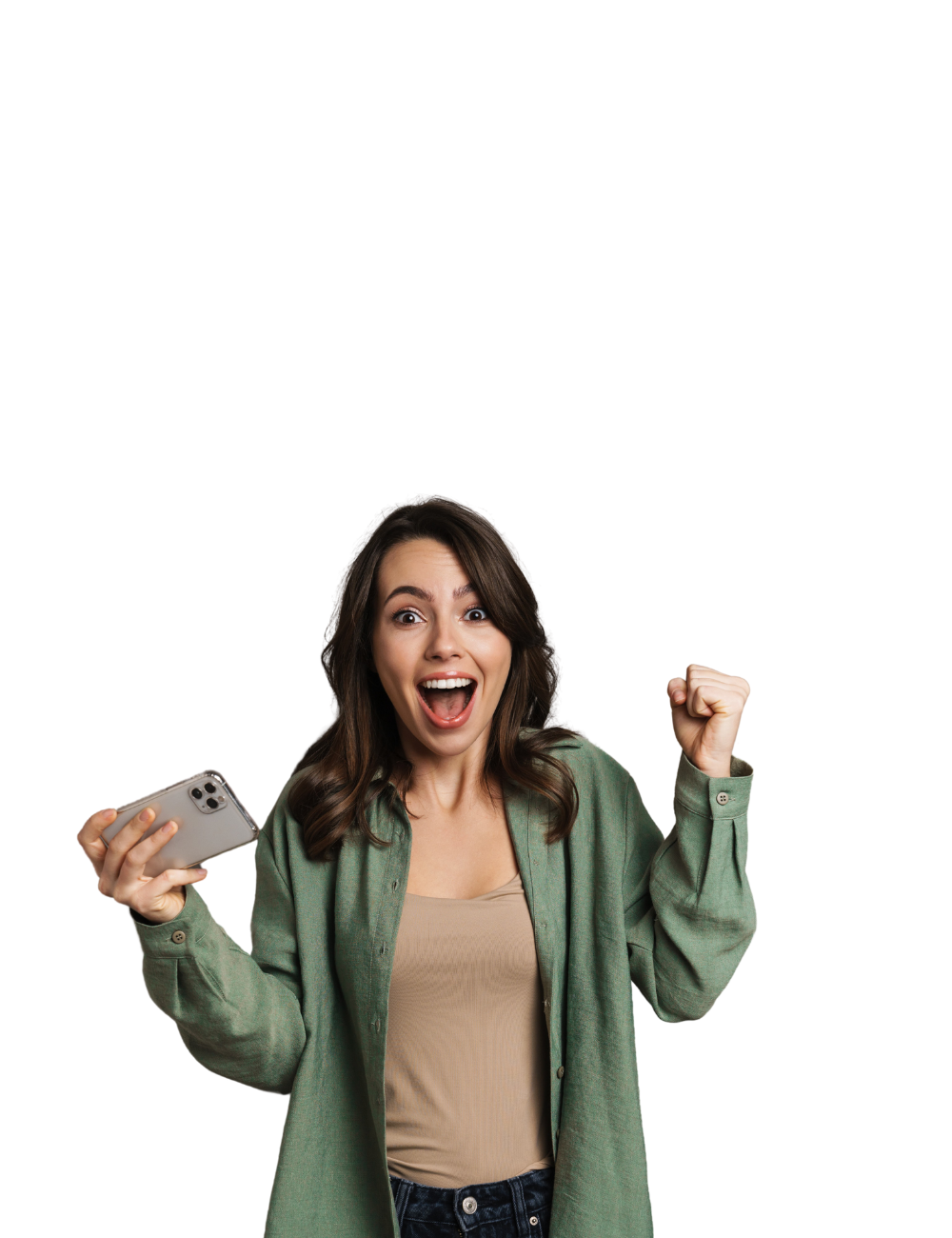 glad kvindelige kunde