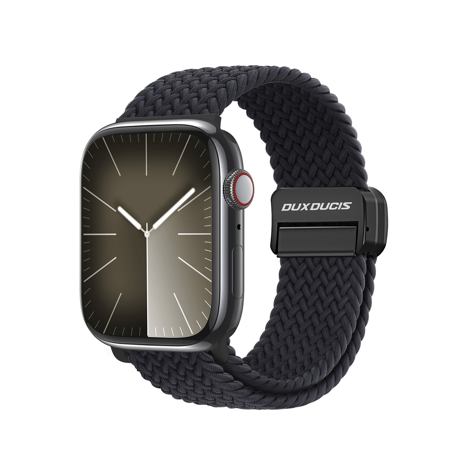 Smartwatch med sort rem