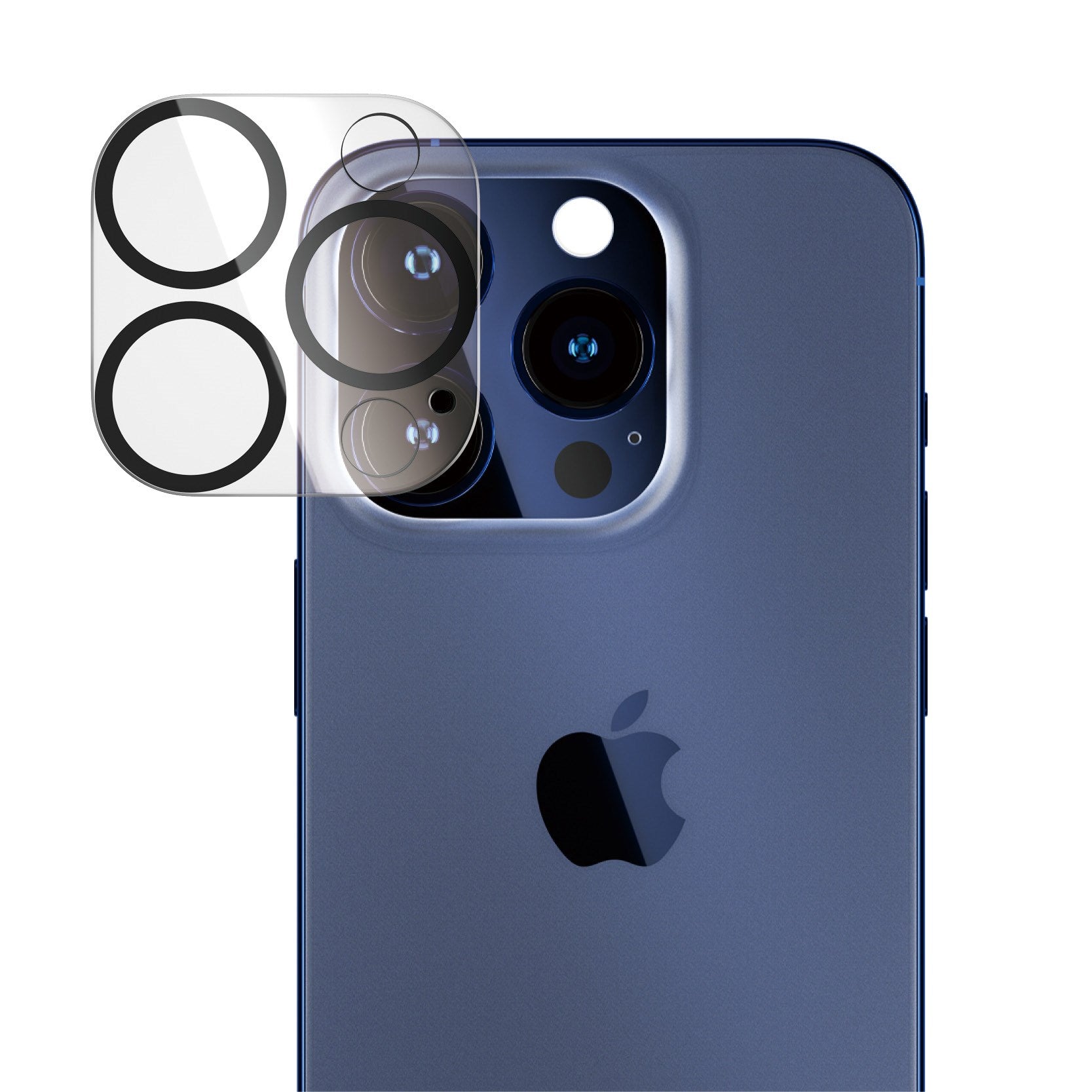 iPhone med kamerabeskyttelse.
