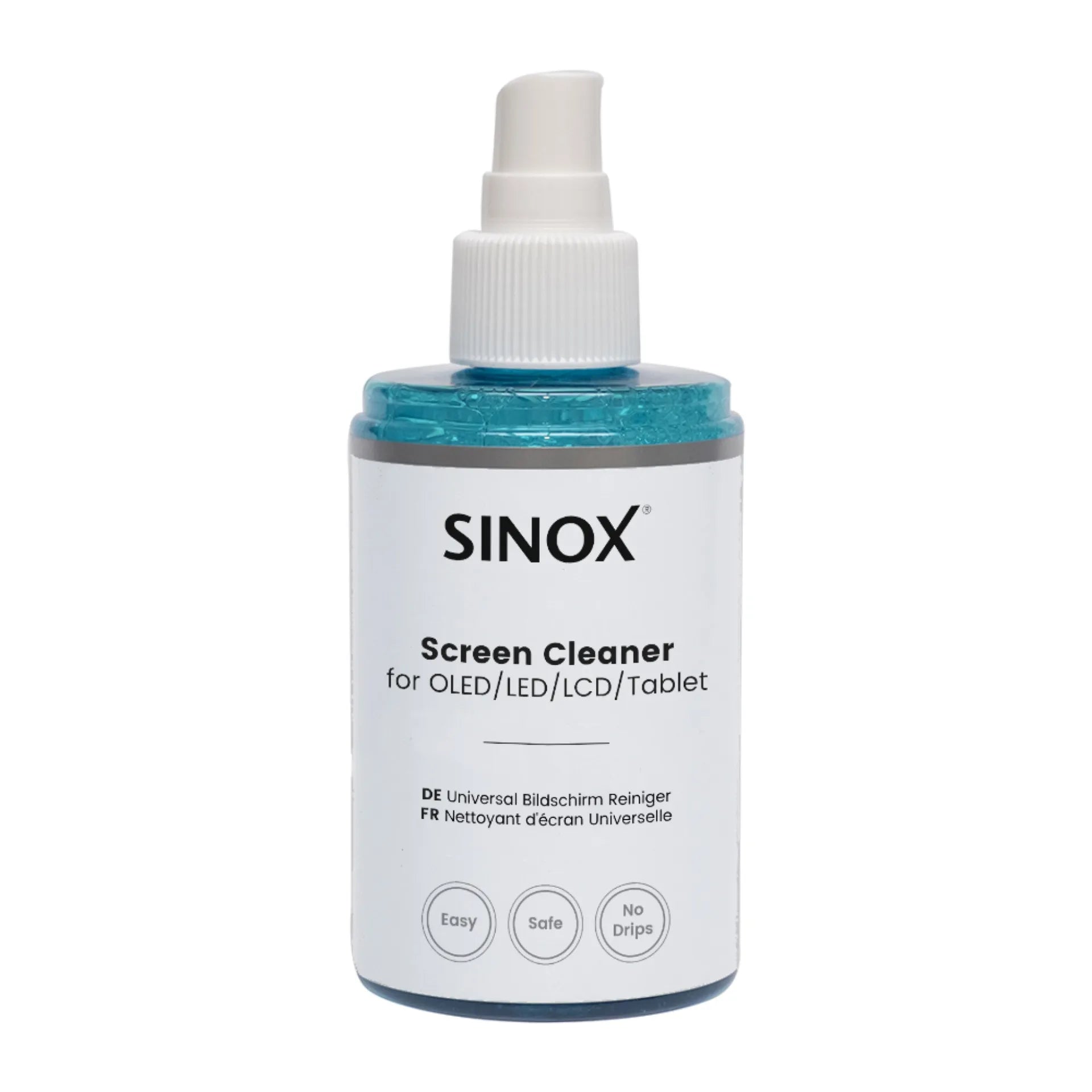 Sinox skærmrens med mikrofiberklud, 200ml