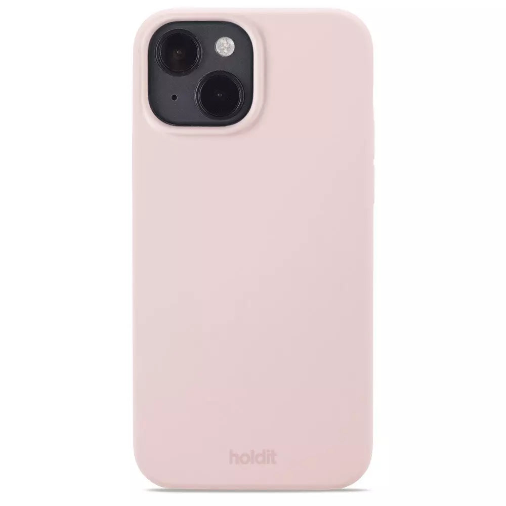 Lyserød mobiltelefoncover.
