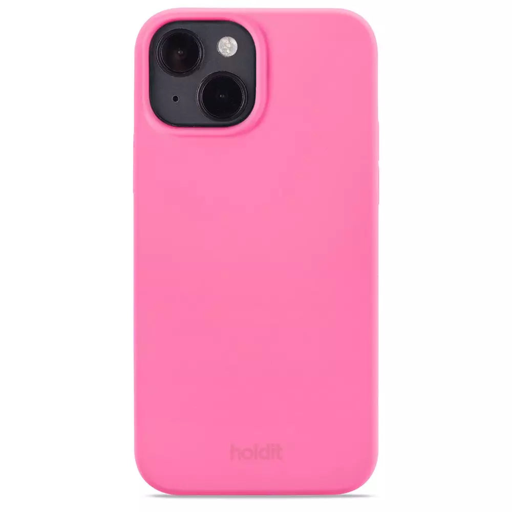 Lyserød mobiltelefoncover.