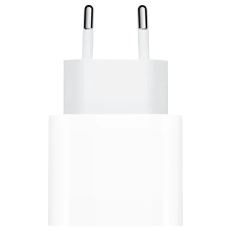 Hvid Apple opladeradapter