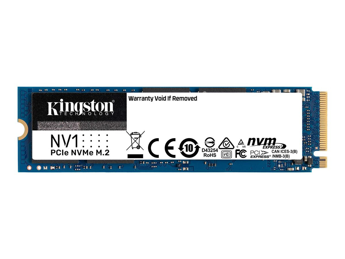 Kingston NV1 PCIe NVMe M.2 SSD.
