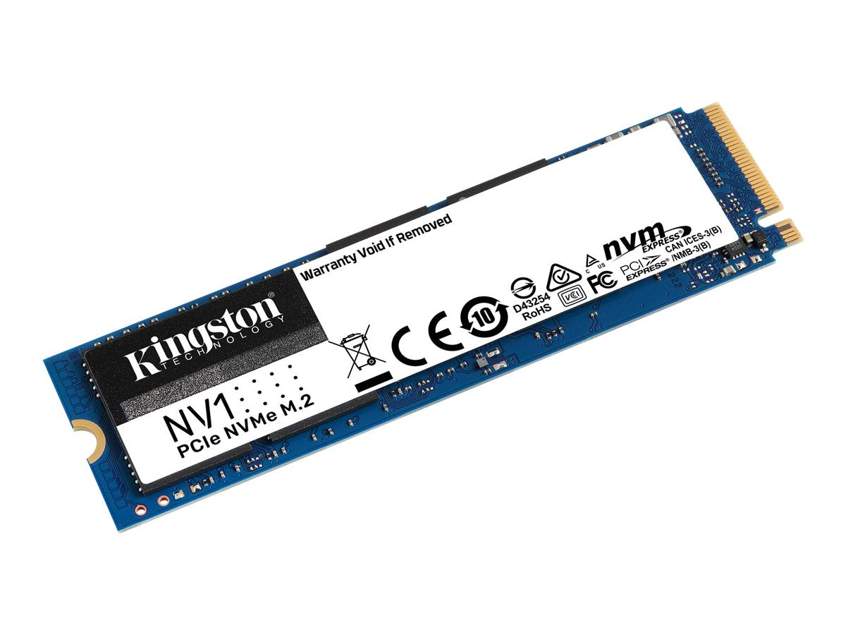 Kingston NV1 PCIe NVMe M.2 SSD.