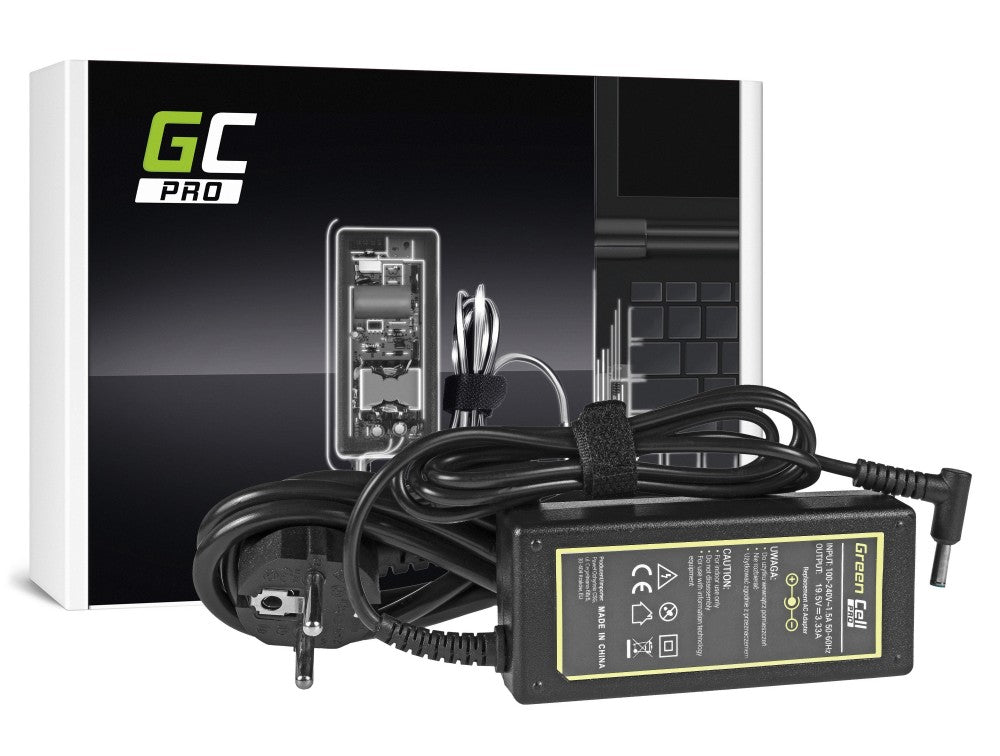 Strømforsyning Green Cell PRO AC Adapter for HP 65W - Lootbox.dk