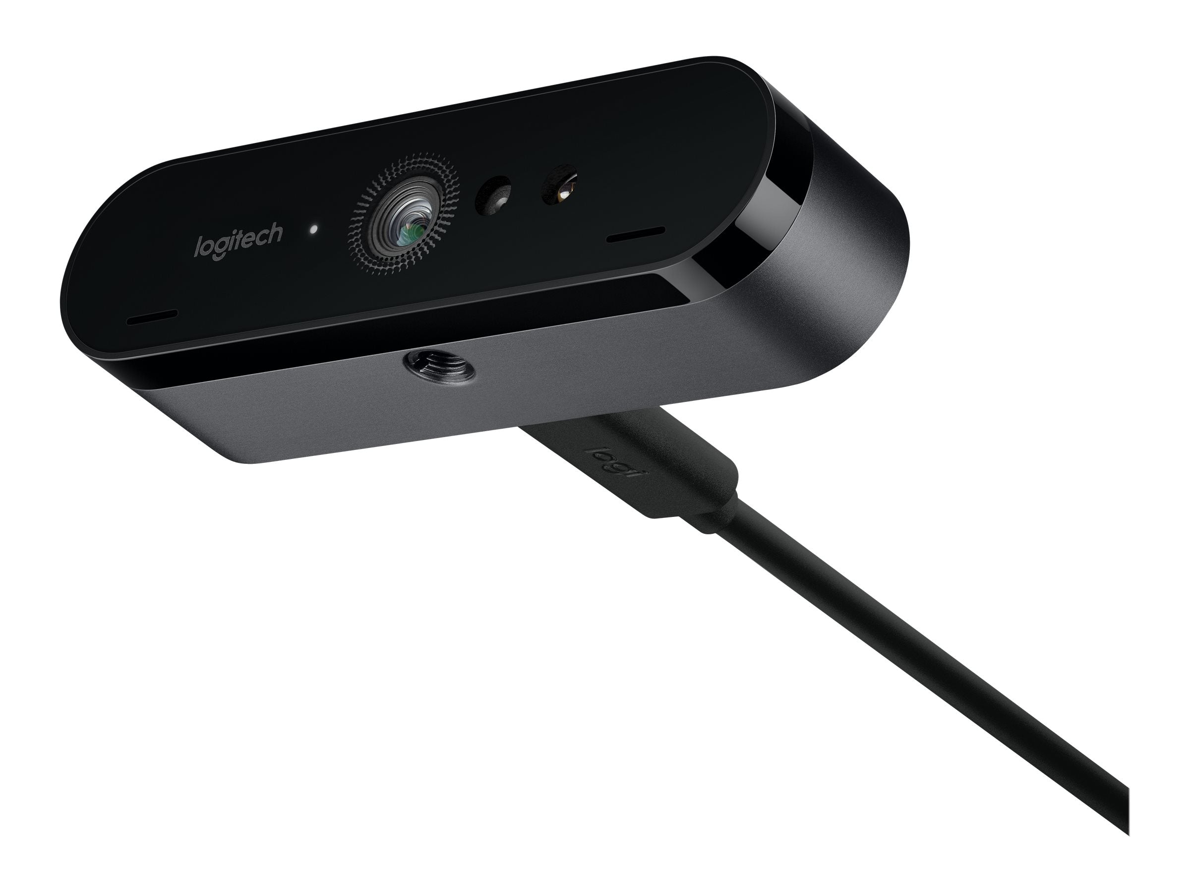 Sort webcam med kabel.