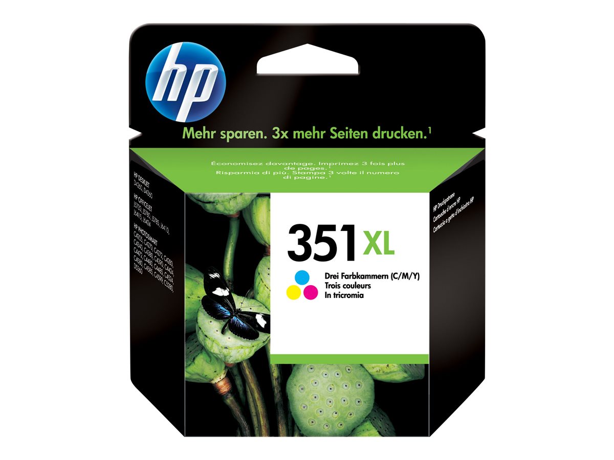 HP blækpatron 351XL emballage.