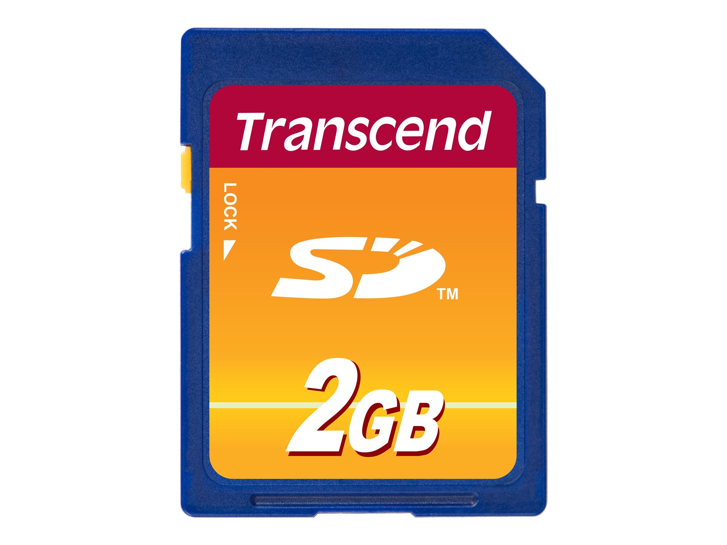 Transcend 2GB SD-kort.