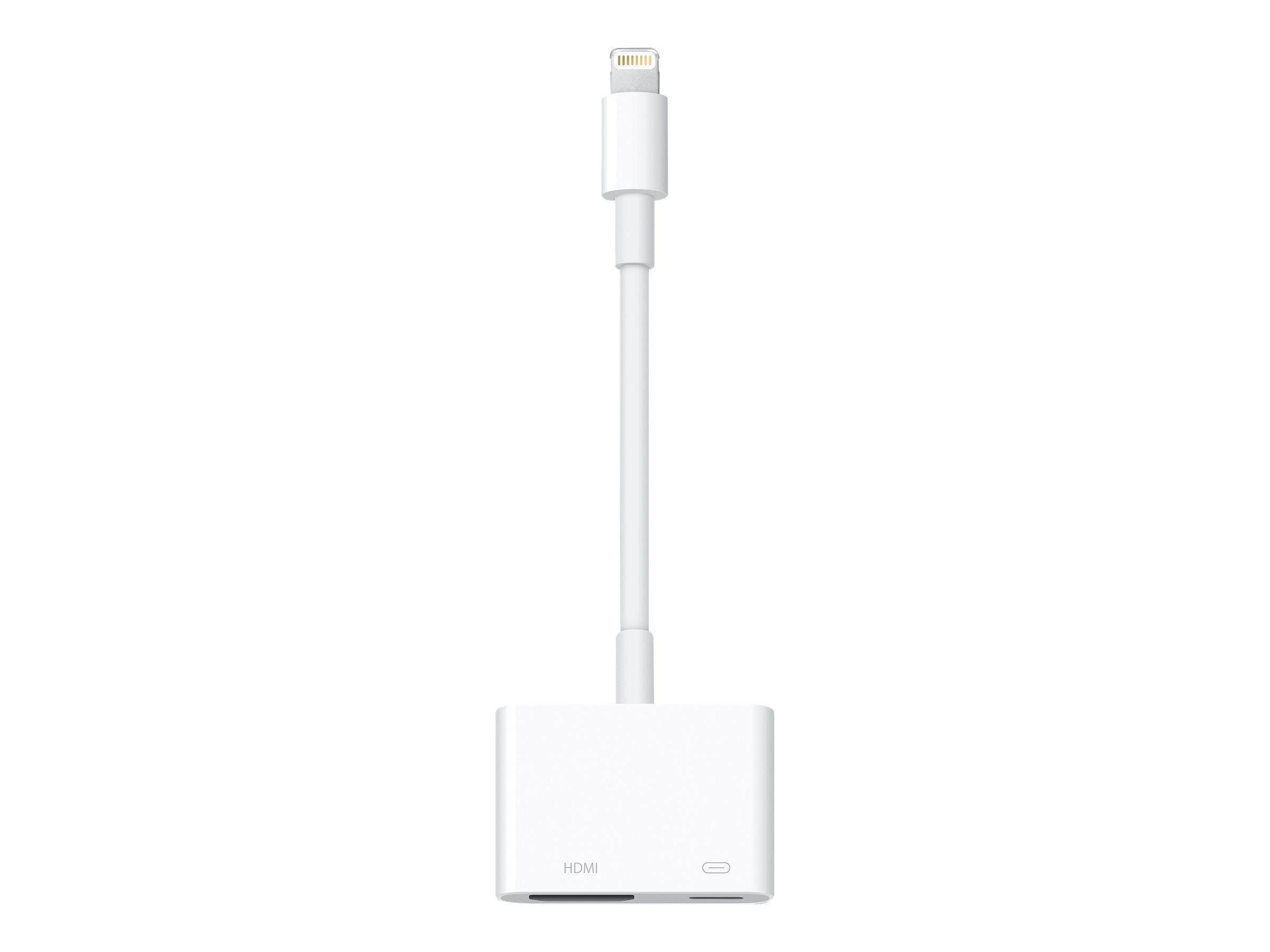 Hvid Lightning til HDMI-adapter.