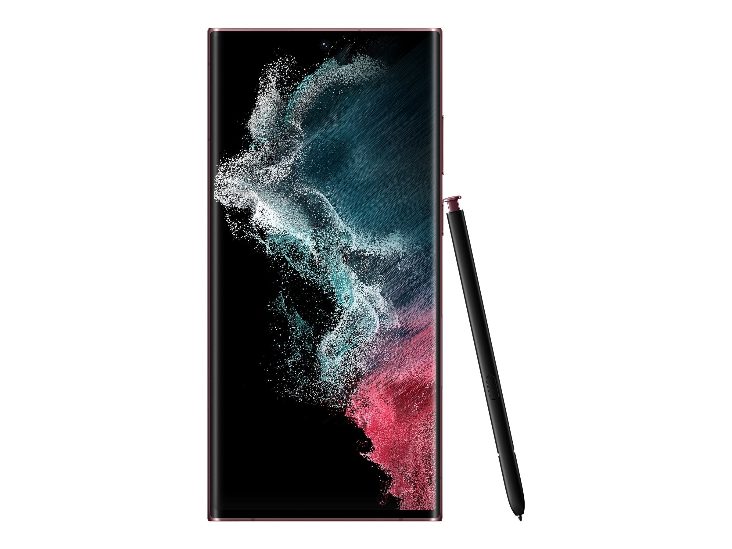 Smartphone med pen.