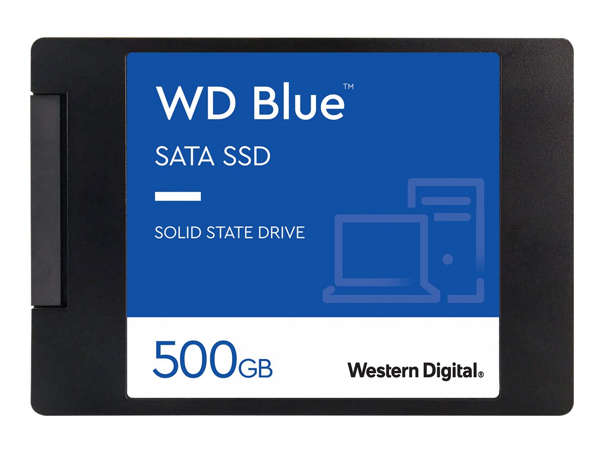 Harddisk WD Blue 3D NAND WDS500G2B0A 500GB 2.5" SATA-600 - Lootbox.dk