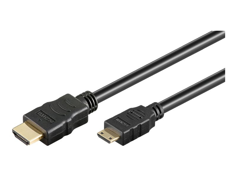 Goobay HDMI Til HDMI Mini 2.0 2m Sort - Lootbox.dk