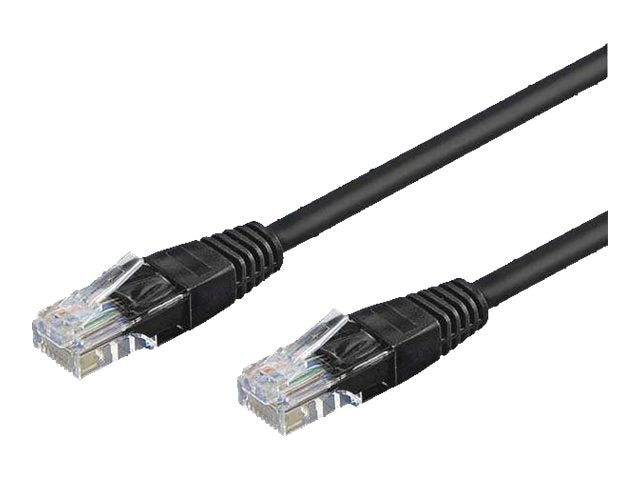 Goobay CAT 6 Netværkskabel 0,5m Sort - Lootbox.dk