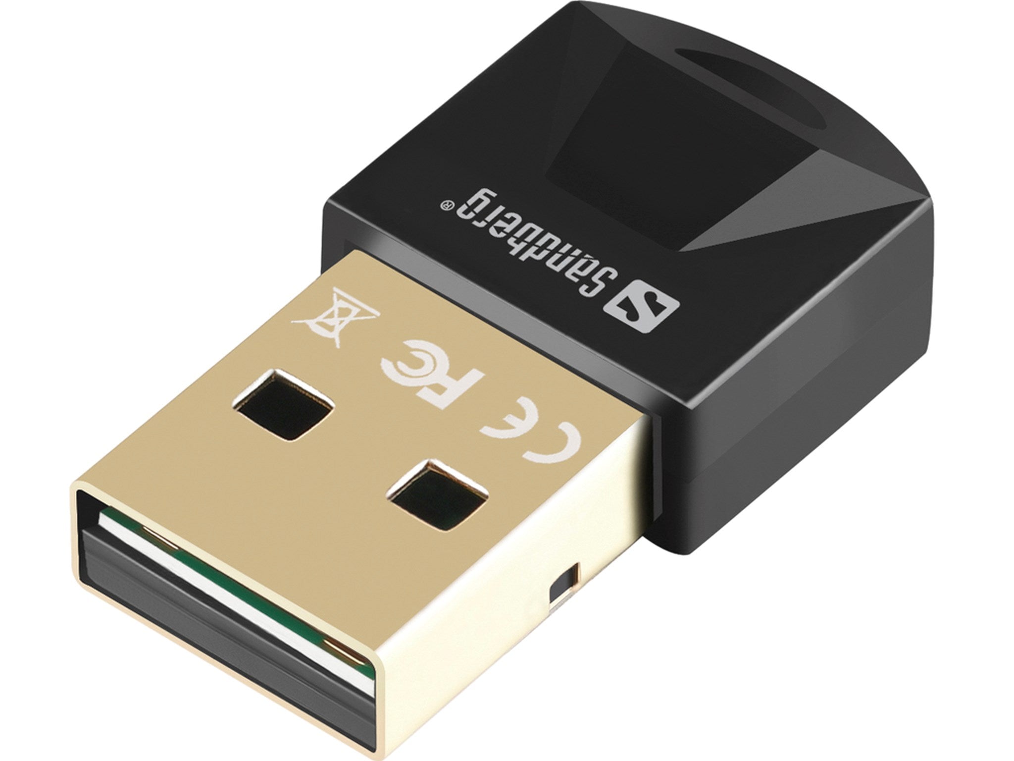 Sort USB-adapter.