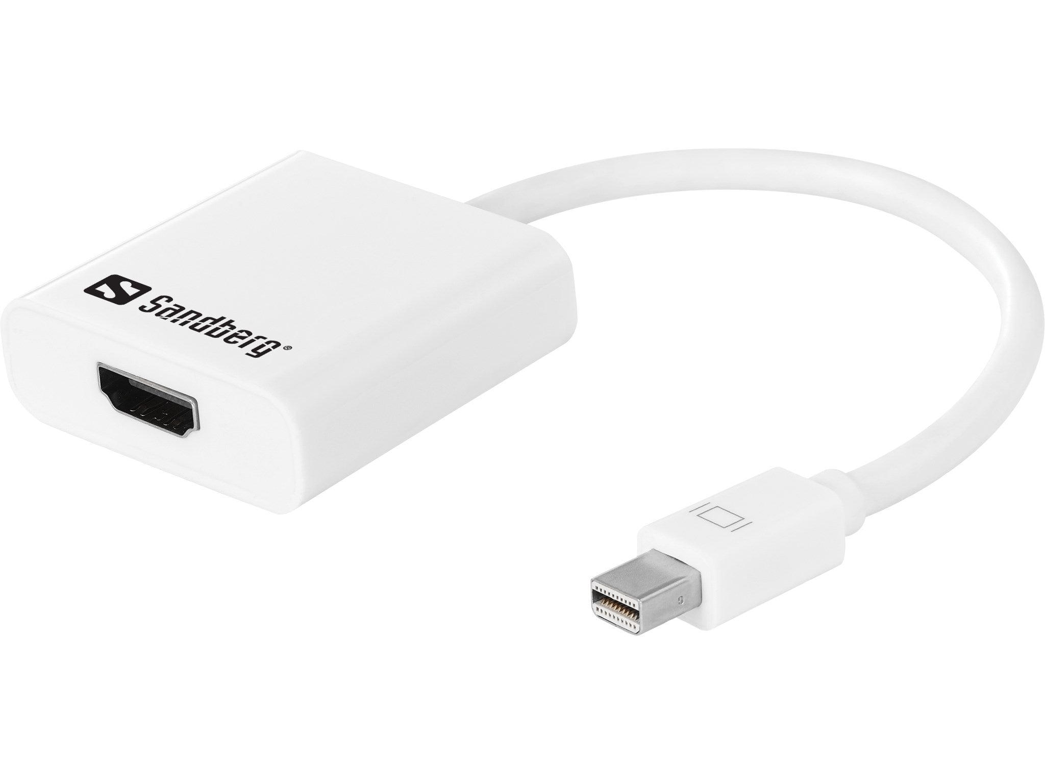 Mini DisplayPort til HDMI adapter.