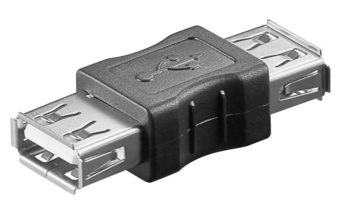 USB-A til USB-A adapter.