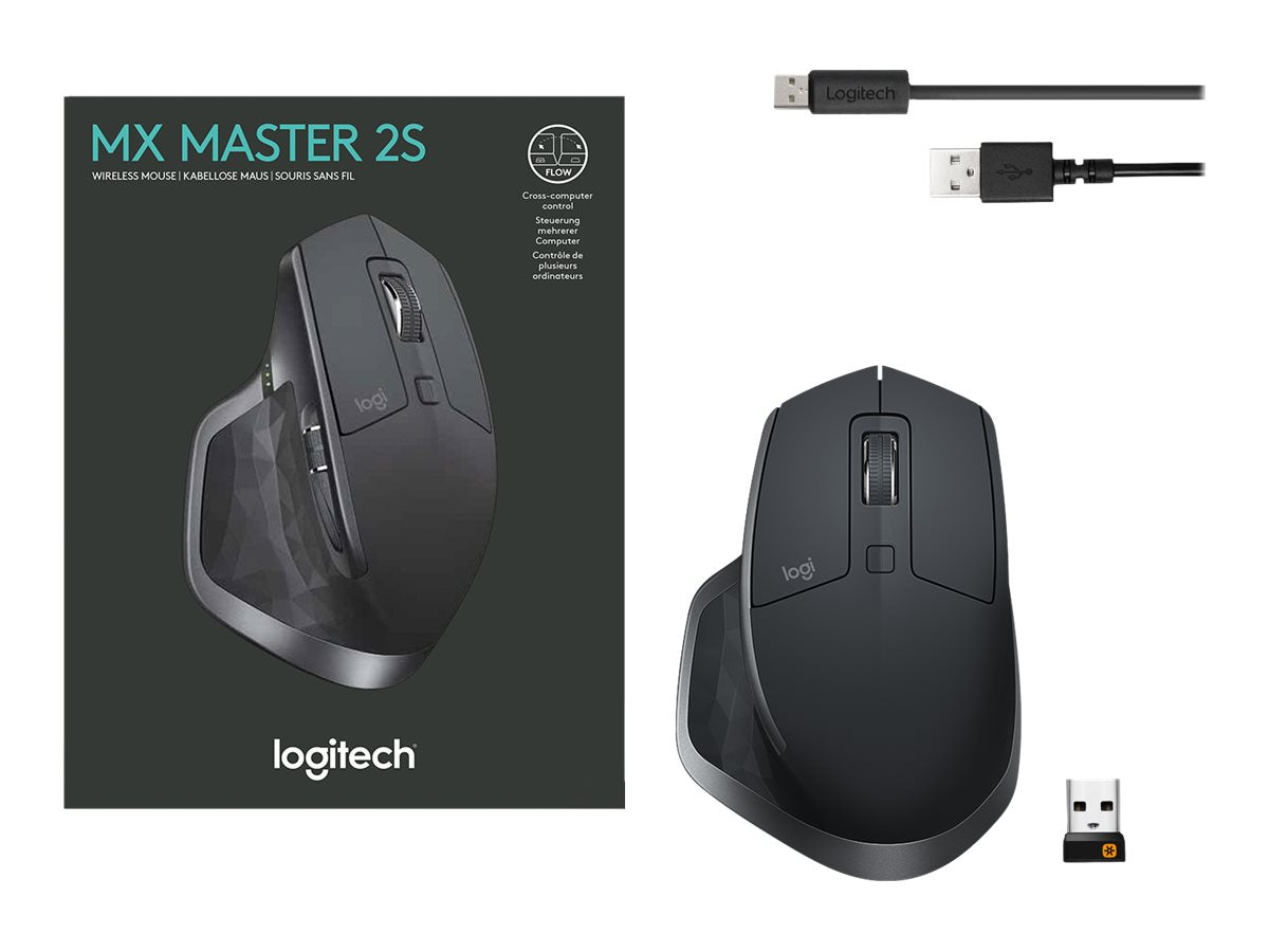 Mus Logitech MX Master 2S Laser Trådløs Sort - Lootbox.dk