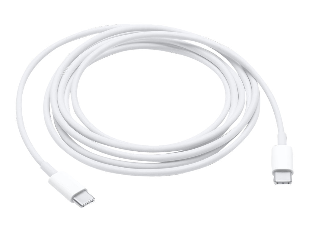 Hvid USB-C kabel.