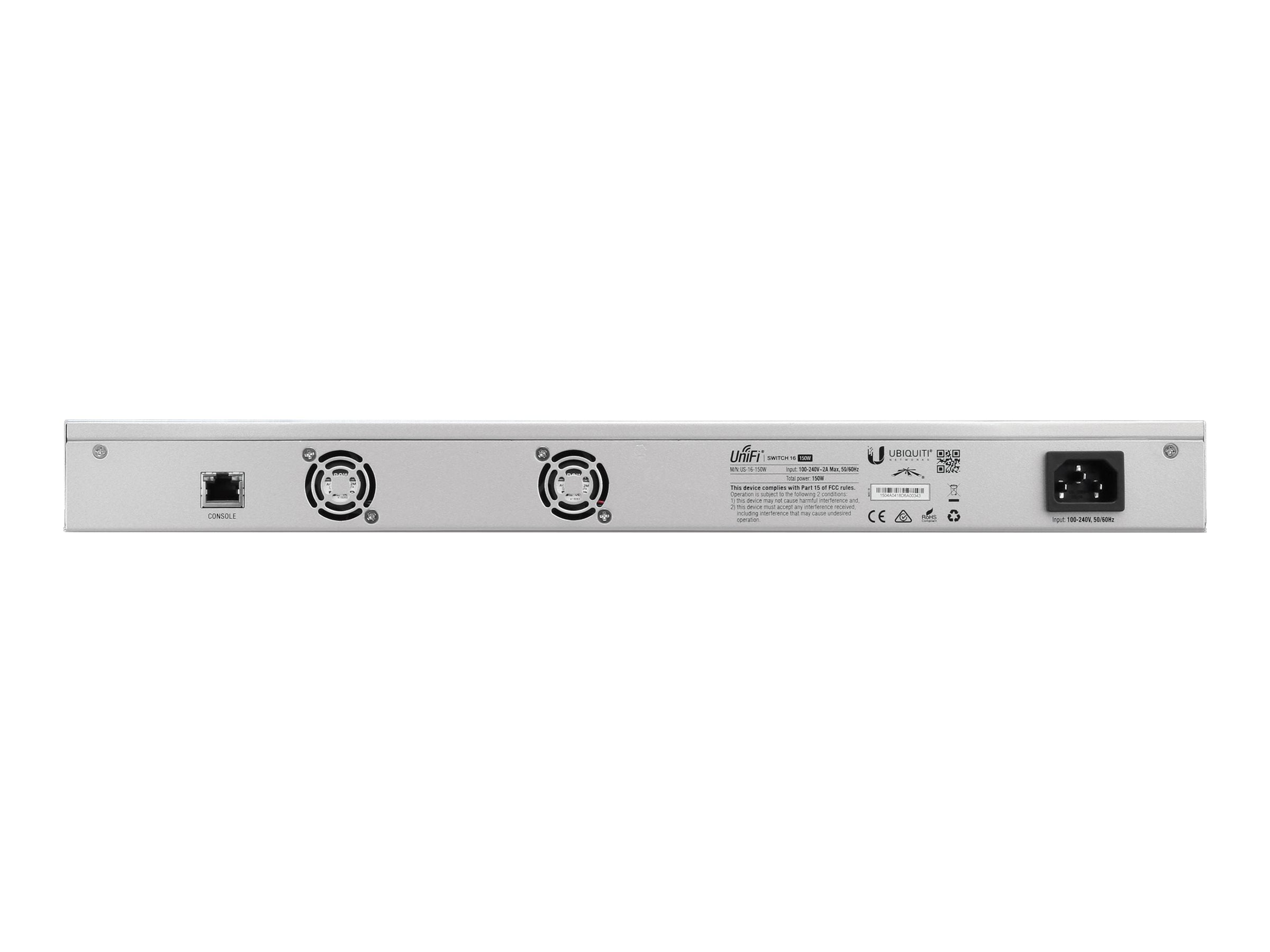 Ubiquiti UniFi Switch US-16-150W Switch 16-porte Gigabit PoE+ - Lootbox.dk