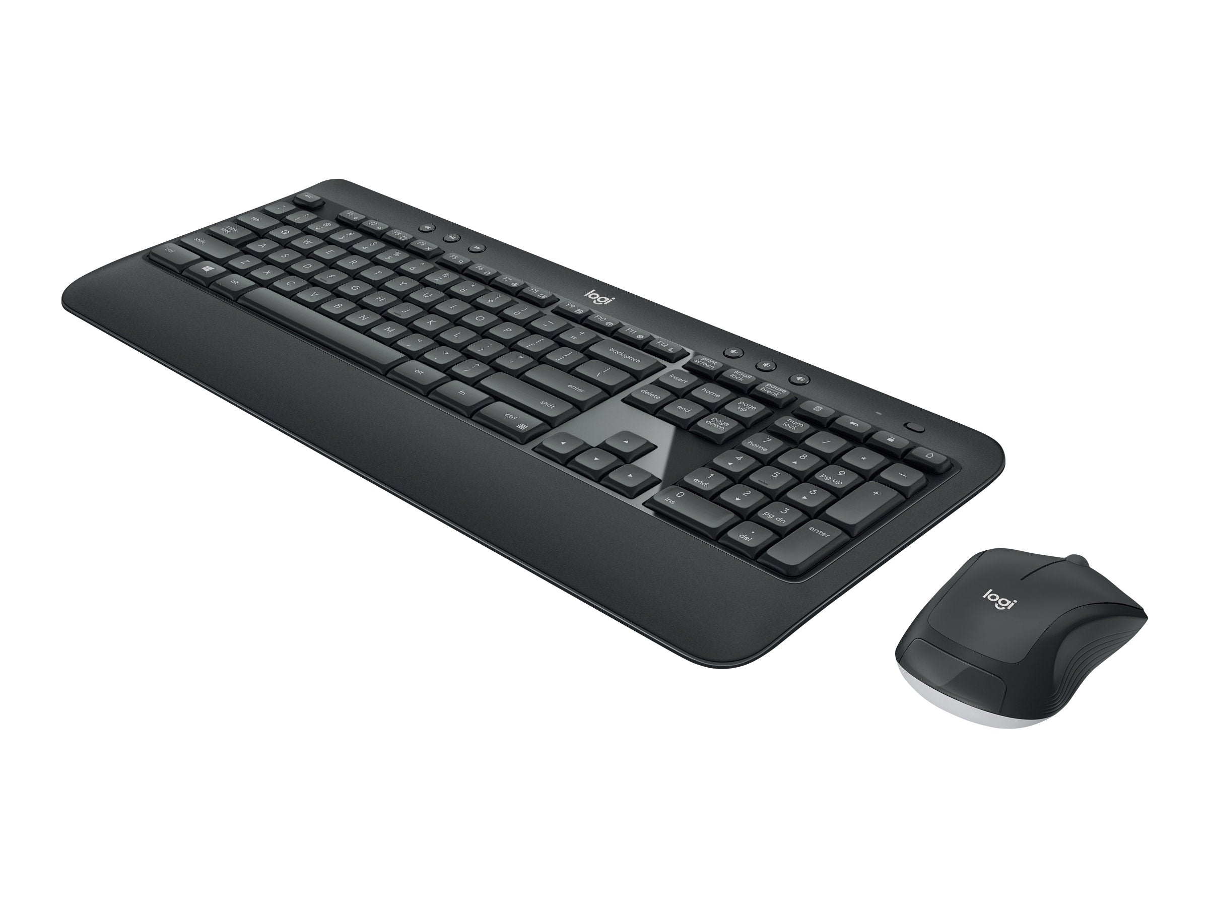 Trådløst tastatur og mus.