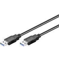 Goobay USB 3.0 A/A 300 HiSpeed 3m Sort - Lootbox.dk