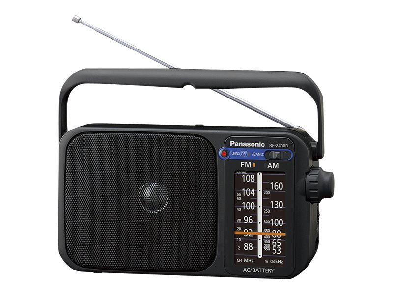 Panasonic RF-2400DEG Privat radio - Sort