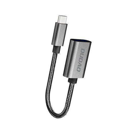 Dudao L15T USB-C to USB-A adapter Sølv