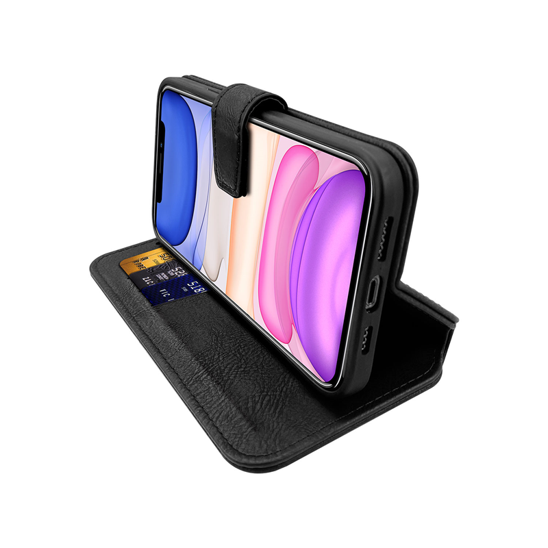 ITSKINS BOOK Flipcover til iPhone Xs Max - Sort