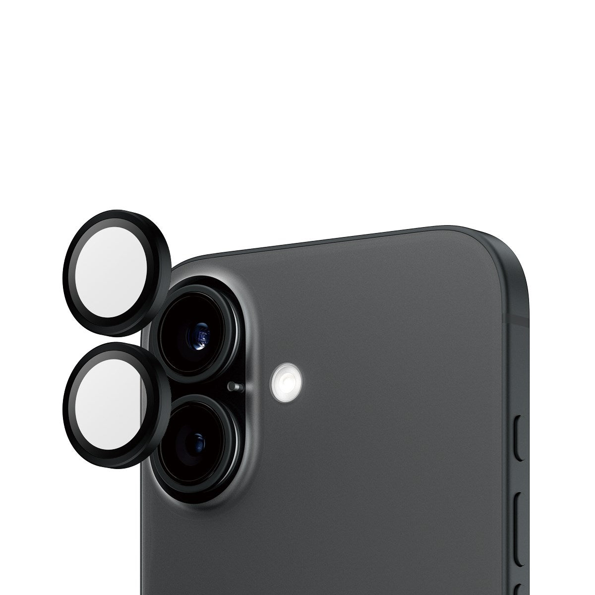 PanzerGlass™ iPhone 16/16 Plus Hoops, Sort