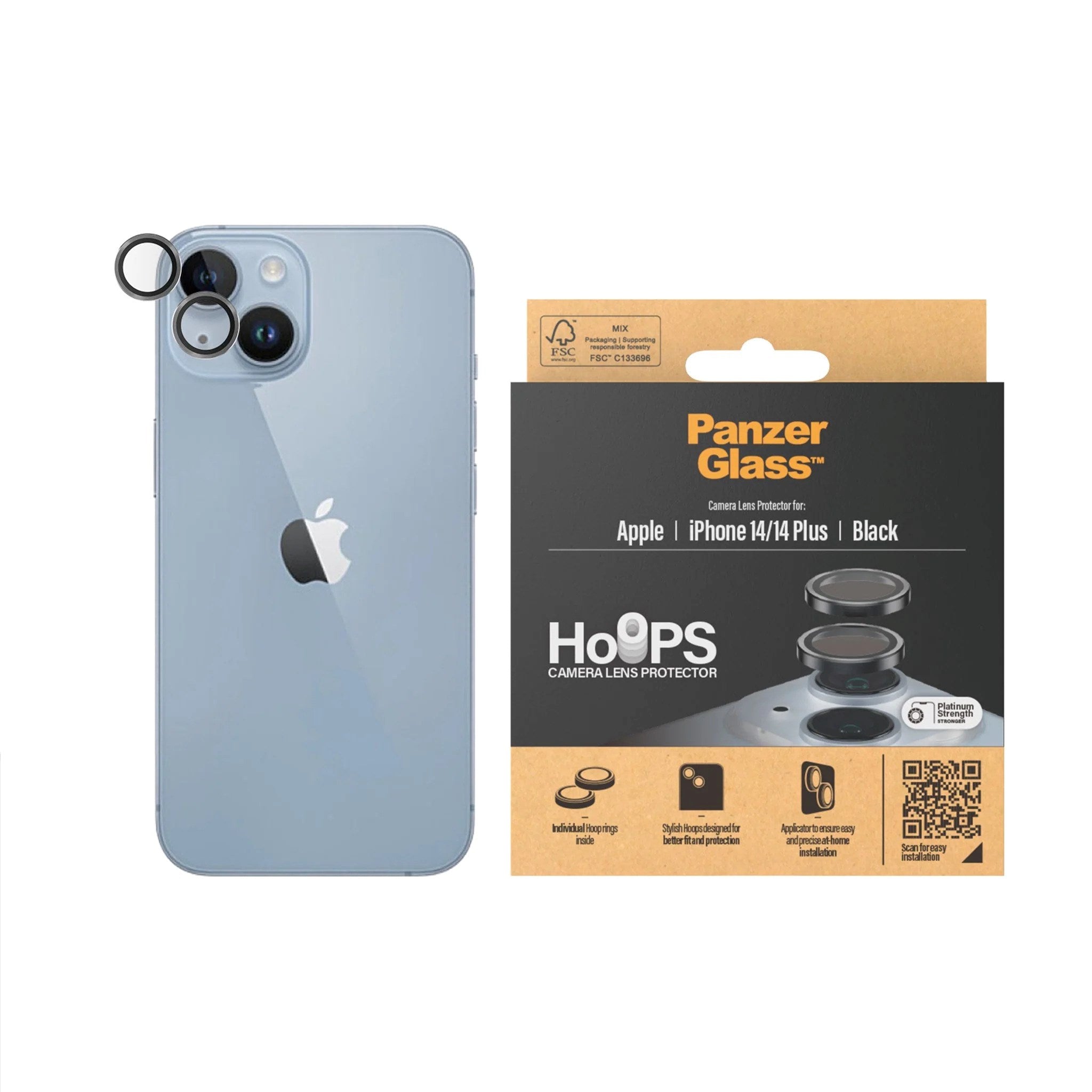 PanzerGlass™ Hoops Rings for iPhone 14/14 Plus
