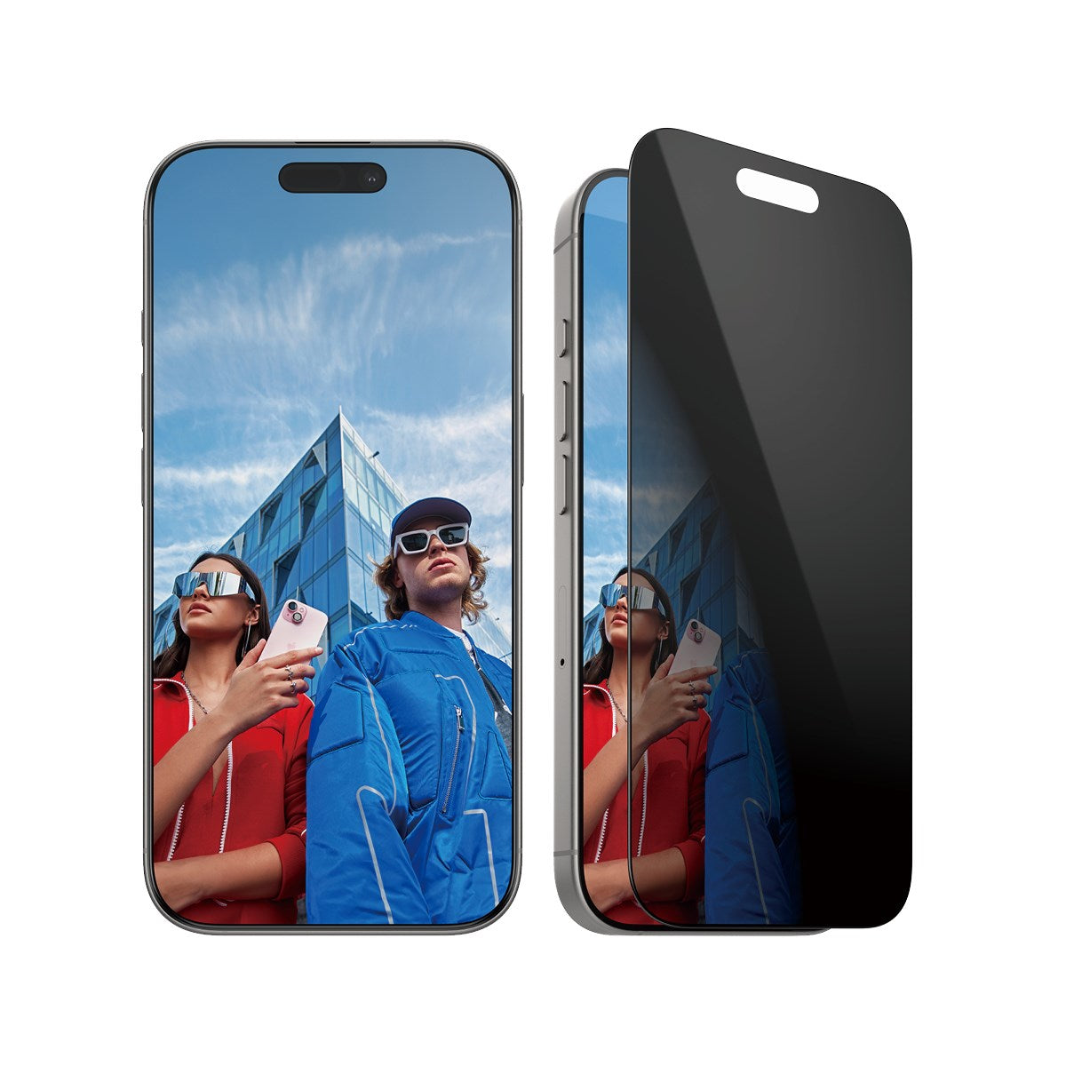 PanzerGlass™ iPhone 16/15, UWF Privacy