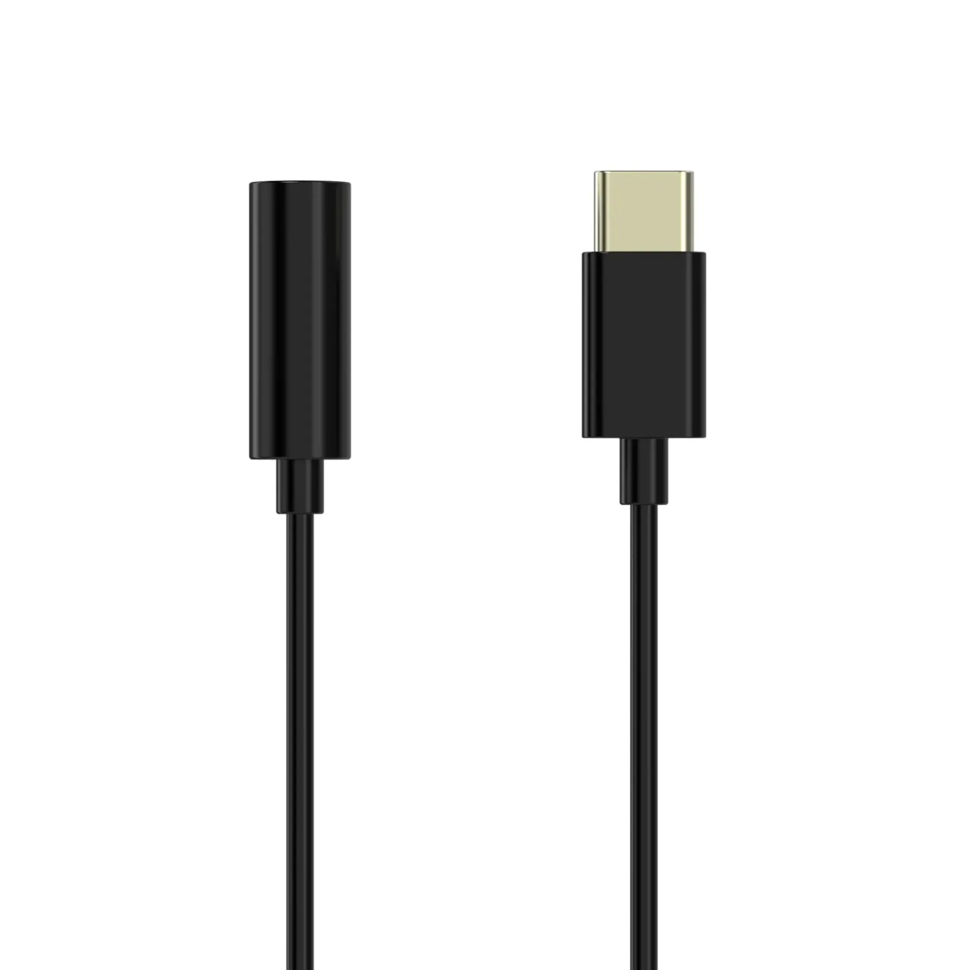 Sinox PRO USB-C til mini jack adapter, Sort